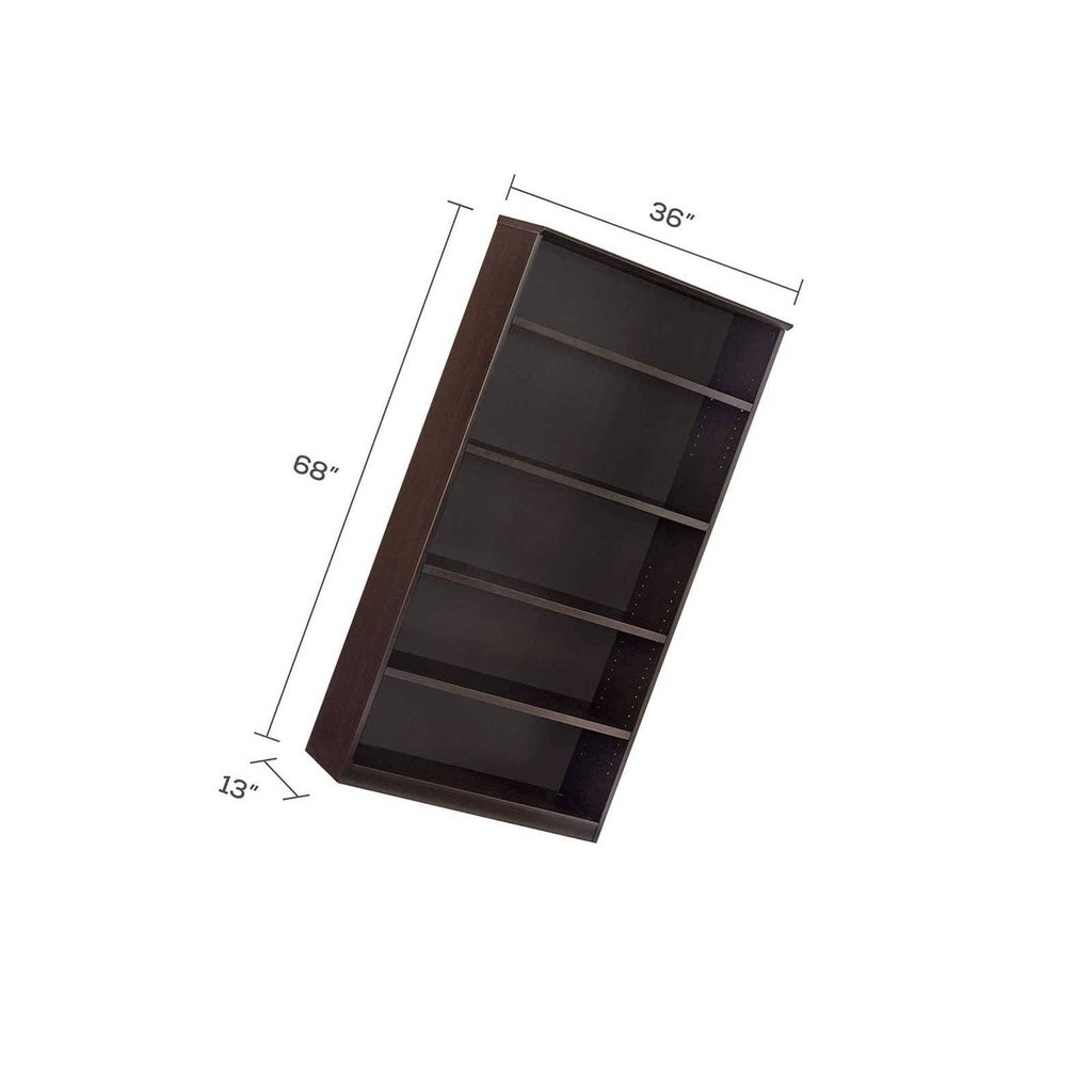 Mocha Laminate Bookcase I684