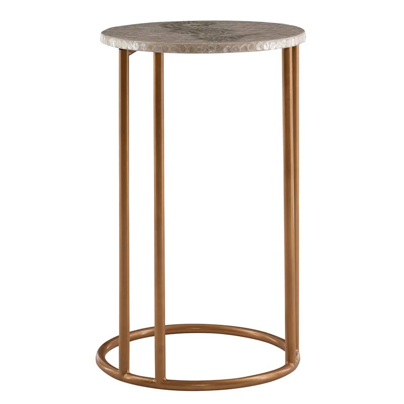 Gold Metal Accent C Table M814025