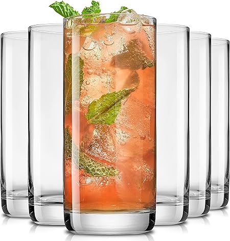 13oz Highball Drinking Glasses Set of 6 I7225