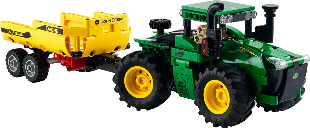 4WD Tractor Toy with Trailer Building Toy Q4901