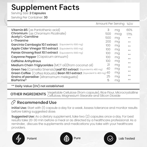Thermogenic Fat Burner 60 Capsules N359082