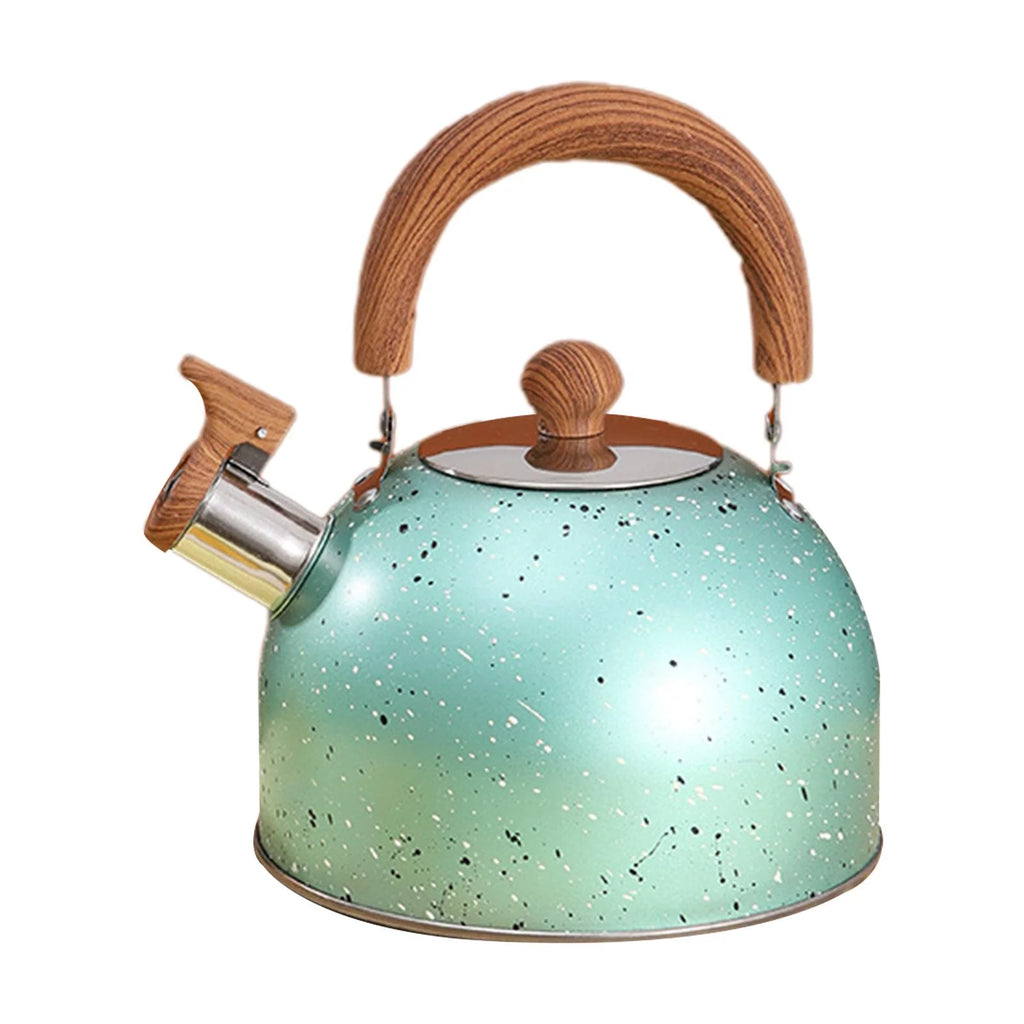 Green Stainless Whistling Water Kettle U114716