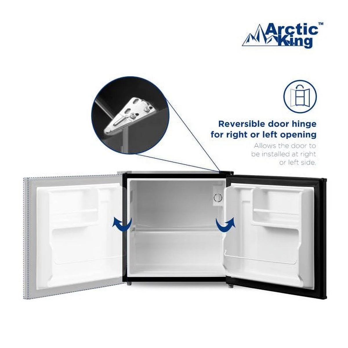 1.7 Cu ft Black Mini Fridge A725