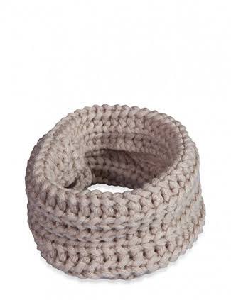 (M/L, Oatmeal) Dog Scarf V7831