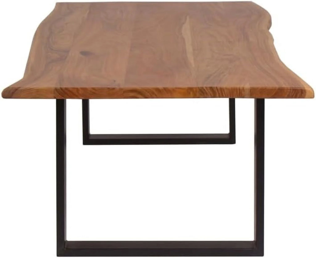 Solid Wood & Iron Coffee Table J40793