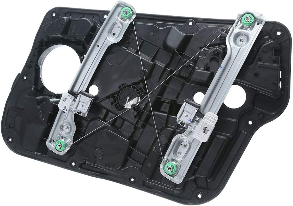 Electric Power Window Regulator Without Motor With Panel Compatible with Hyundai Sonata 2011-2014 Sedan Front Right Passenger Side Pack of 2 F333