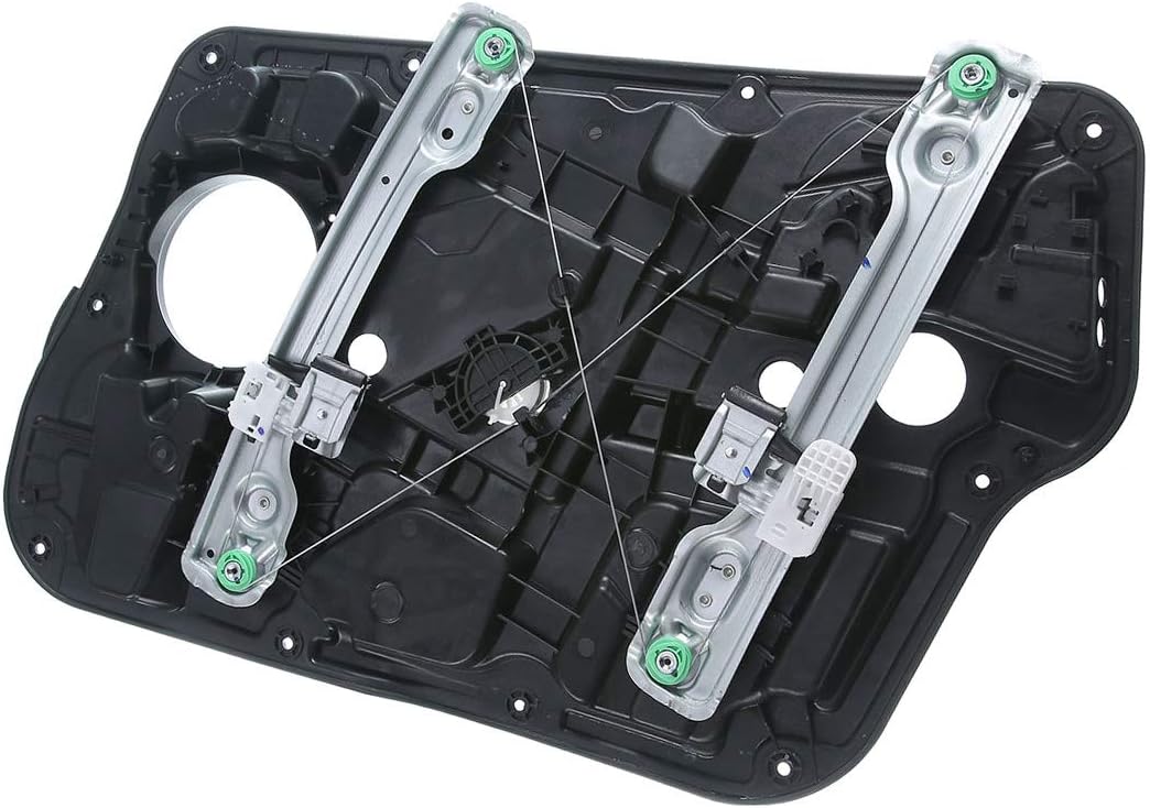 Electric Power Window Regulator Without Motor With Panel Compatible with Hyundai Sonata 2011-2014 Sedan Front Right Passenger Side Pack of 2 F333