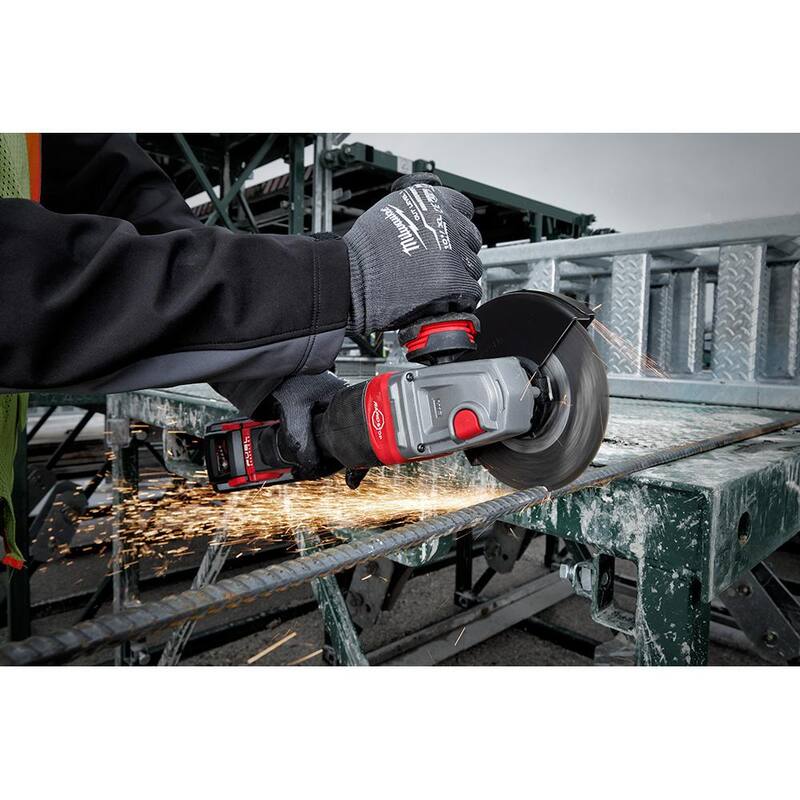 18V Lithium-Ion Brushless Cordless 4-1/2 in./6 in. Grinder Kit with Two 6.0 Ah Battery L6463