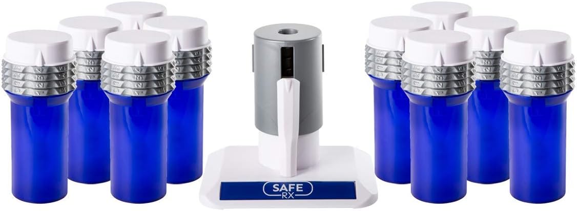 Locking Pill Bottle 10 Pack C731