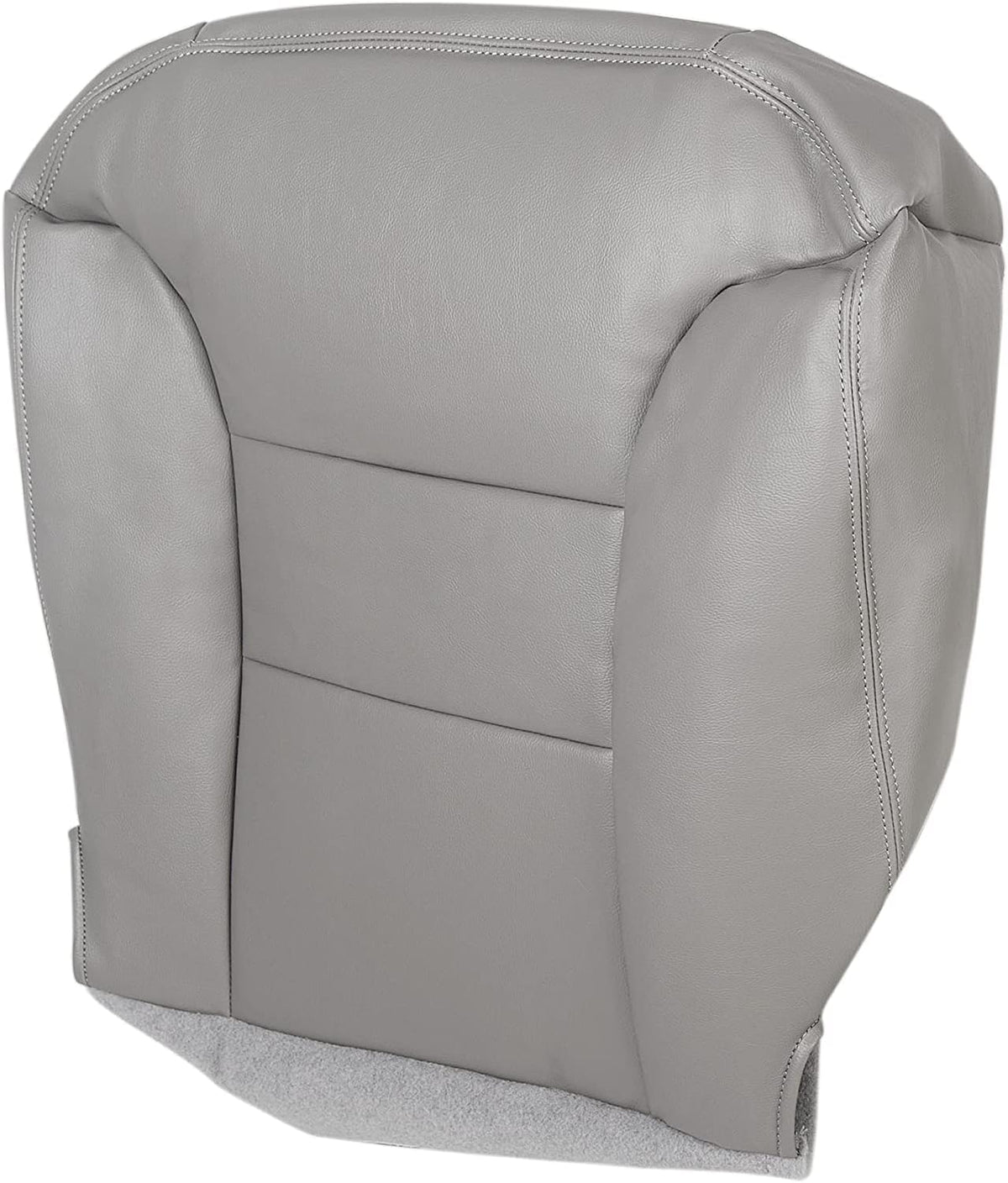 Gray Leather Front Driver Side Seat Cover Pack of 2 T16034
