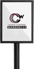 Black 11 x 14 Inch Pedestal Standing Floor Sign Frame N9620