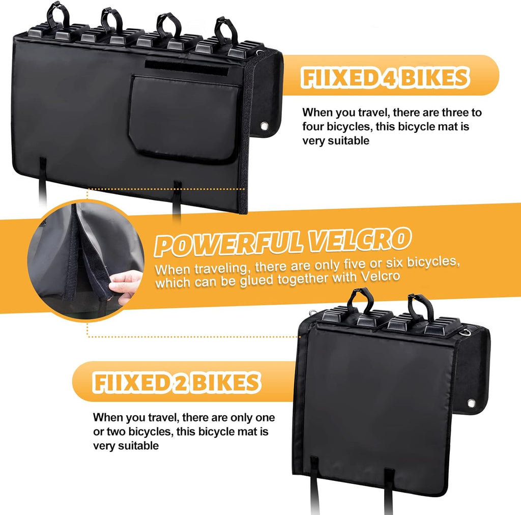 Truck Bike Tailgate Pad with Anti-Theft Lock, 53" Long Pack of 2 Y3496