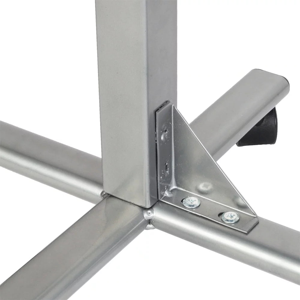 Black & Silver Lifting Computer Desk U111407