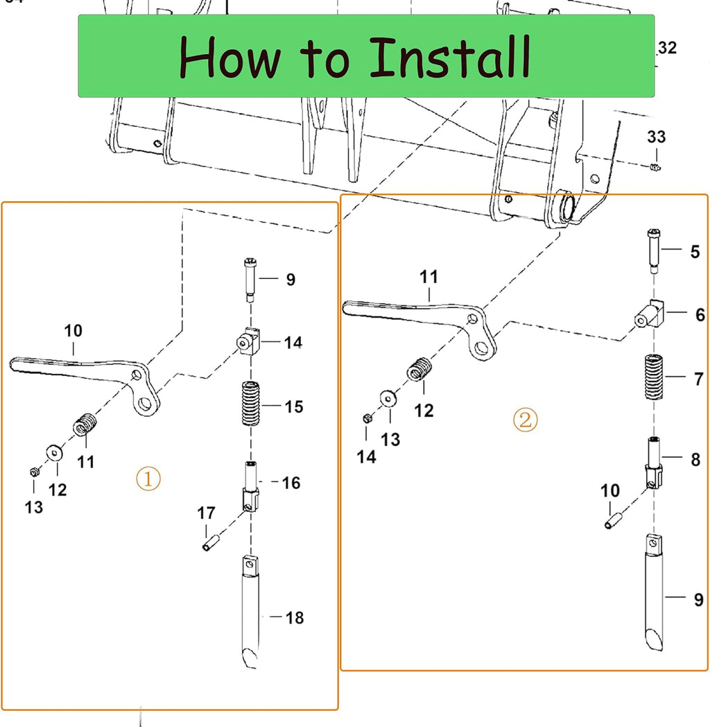 Left and Right Hand Lever Kit V3393