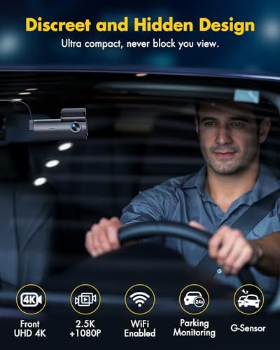 4K Dash Cam with 64GB SD Card Z63608