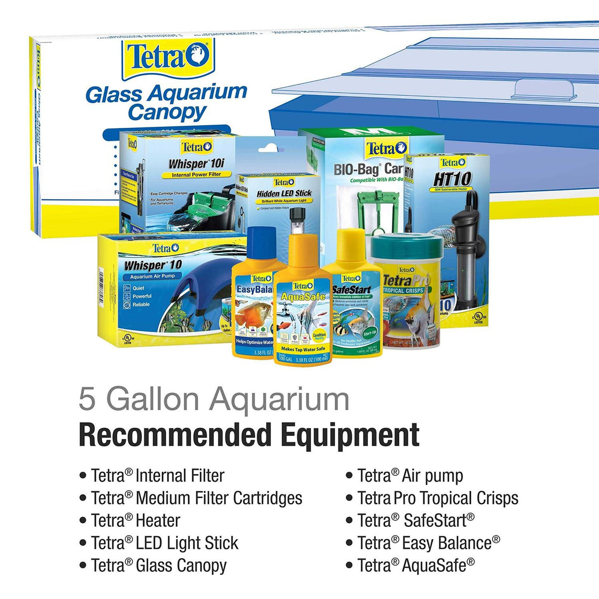 5.5 Gallons Glass Aquarium F1062