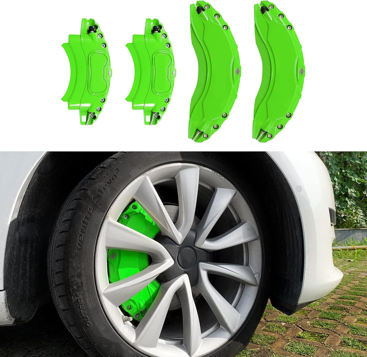 Red Brake Caliper Covers Set of 4 X705646