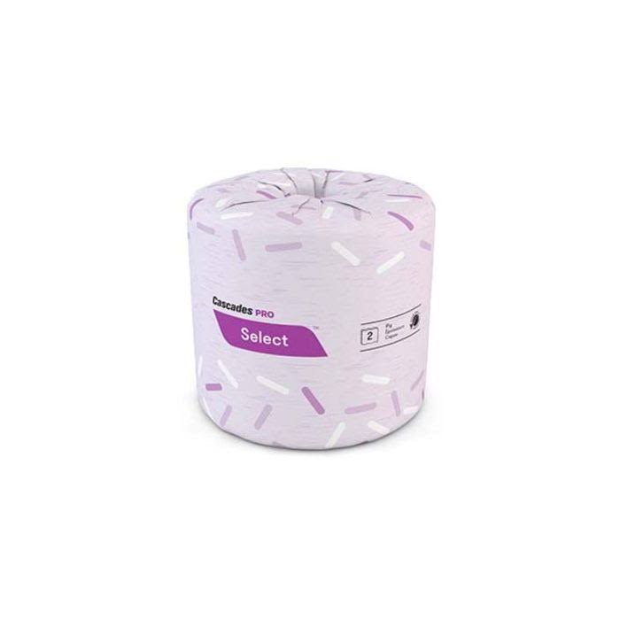 2-Ply White Bath Tissue, 550/Roll, 80/Carton D6102