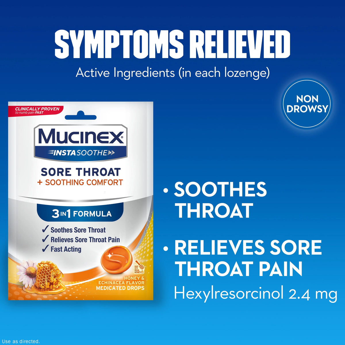 Honey & Echinacea Cough Drops, 40 Count X46266