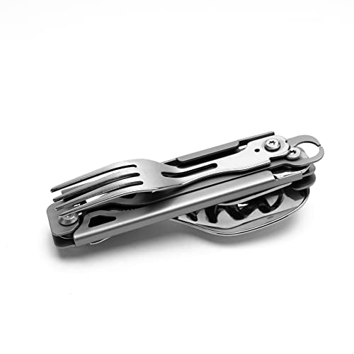 10 In 1 Stainless Steel Pocket Hatchet Multi tool With Sheath U555