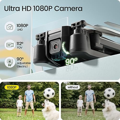 Foldable FPV Drone with 1080P WiFi Camera and Carrying Case G348807