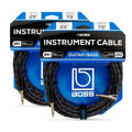 Angled to Straight Instrument Cable 25ft 2-Pack T38095