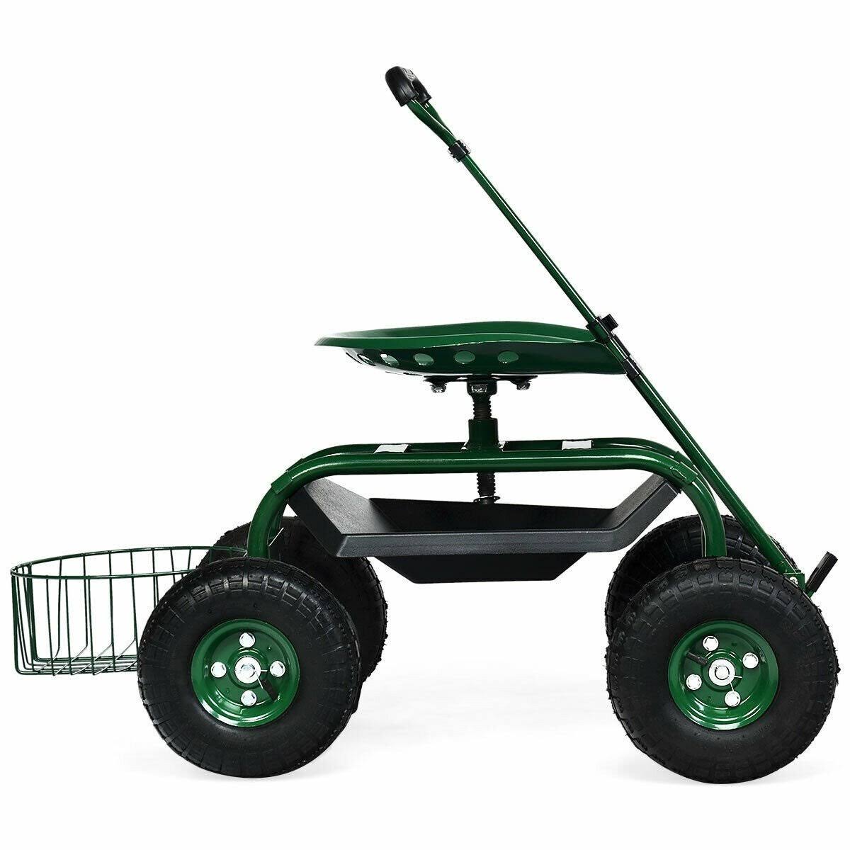 Heavy Duty Garden Cart Work Seat U1078