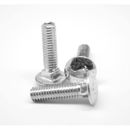 3/8 inch-16 x 2 inch Coarse Thread Grade 5 Carriage Bolt Medium Carbon Steel Zinc Plated Pk 275 O27518