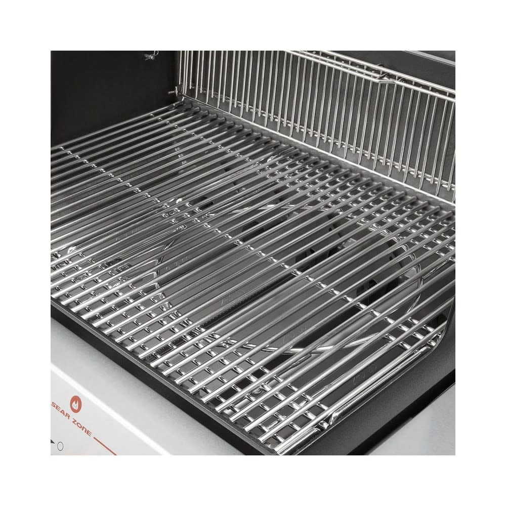 4-Burner Natural Gas Grill in Stainless Steel with Side Burner E3211