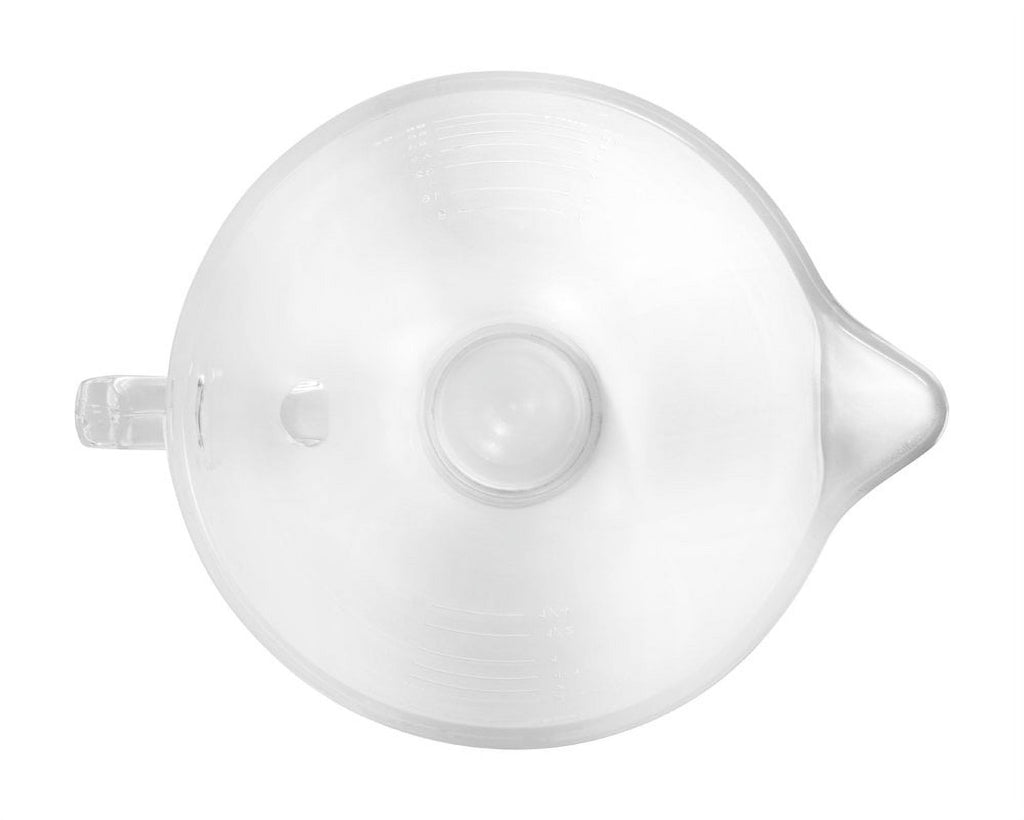 Frosted Glass Bowl with Lid, 5-Quart U6975