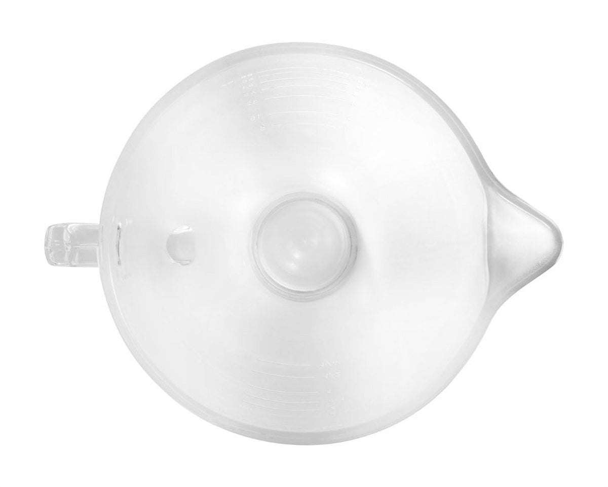 Frosted Glass Bowl with Lid, 5-Quart U6975