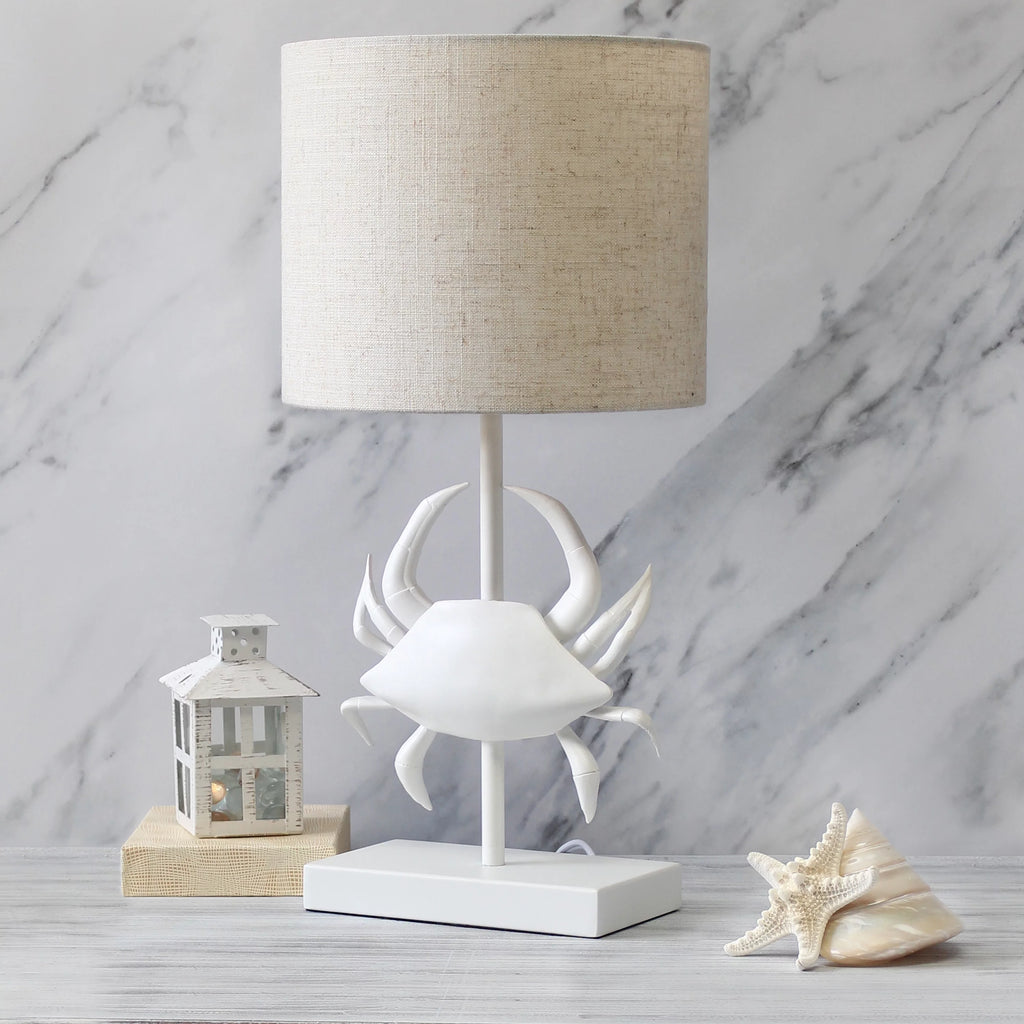 White Coastal Table Desk Lamp R169
