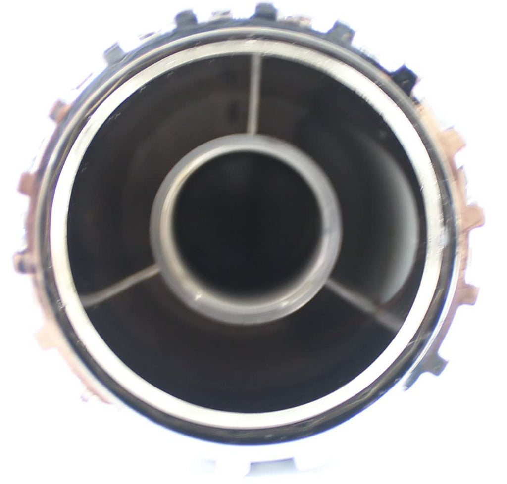 33mm Chrome ABS Plastic Cylindrical Screw on Lug Nut Covers Caps with Flange for Semi Truck (20) H226500
