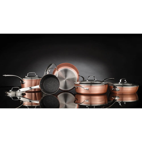 10 Piece Copper Cookware Set B9937