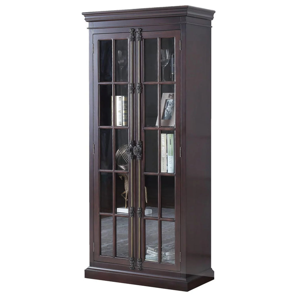 Cherry Storage Curio Cabinet T938754