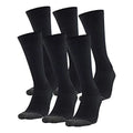 Black Men's Size 8-12 Sweat Wicking Socks O297599