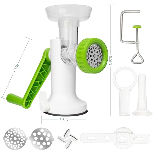 Manual Meat Grinder with Stainless Steel Blades K642