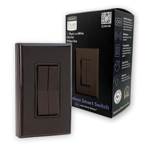 Self Powered Wireless Smart Dimming Switch for Philips Bulbs S2744