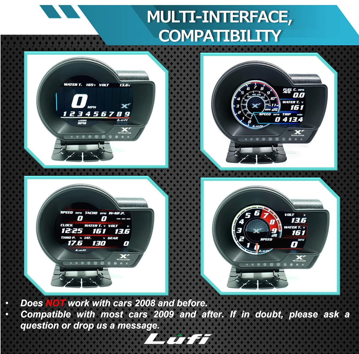OBD2 Gauge Display Head Up Display K8855