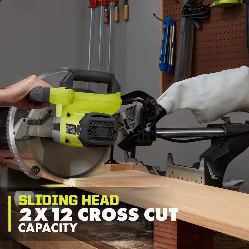 10 in. Corded Sliding Compound Miter Saw with Blade H6384