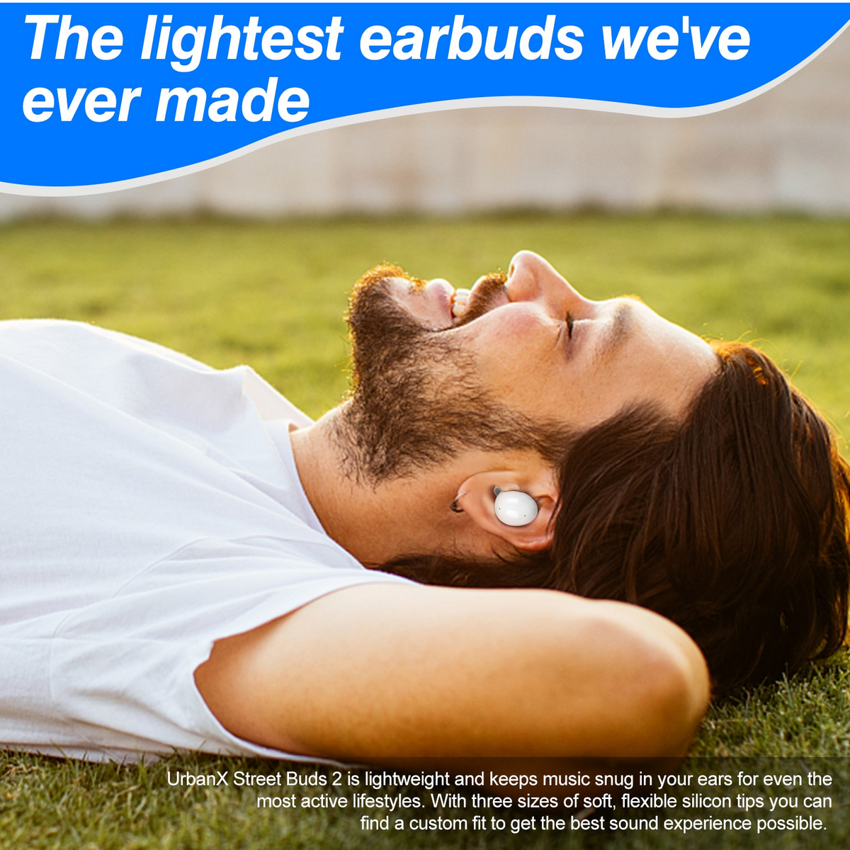 White Truly Wireless Bluetooth Headphones with Noise Isolation I627127