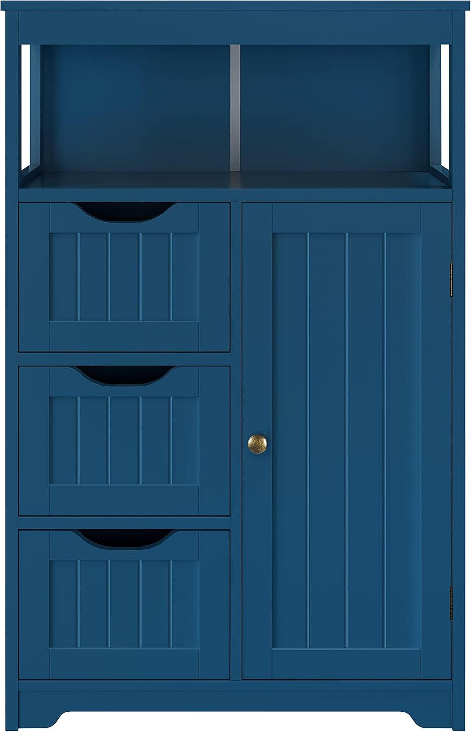 Navy Blue 3 Tier Freestanding Bathroom Cabinet N2761