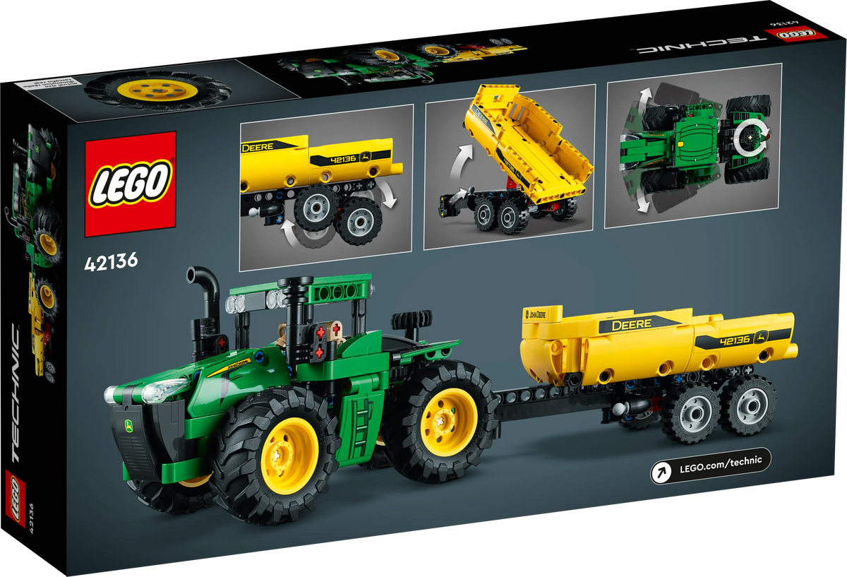 4WD Tractor Toy with Trailer Building Toy Q4901