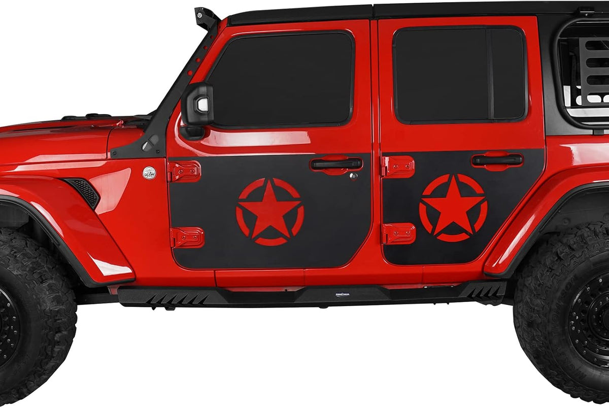 Side Step Running Board Rock Slider for Jeep Wrangler JL Unlimited 4-Door B698767