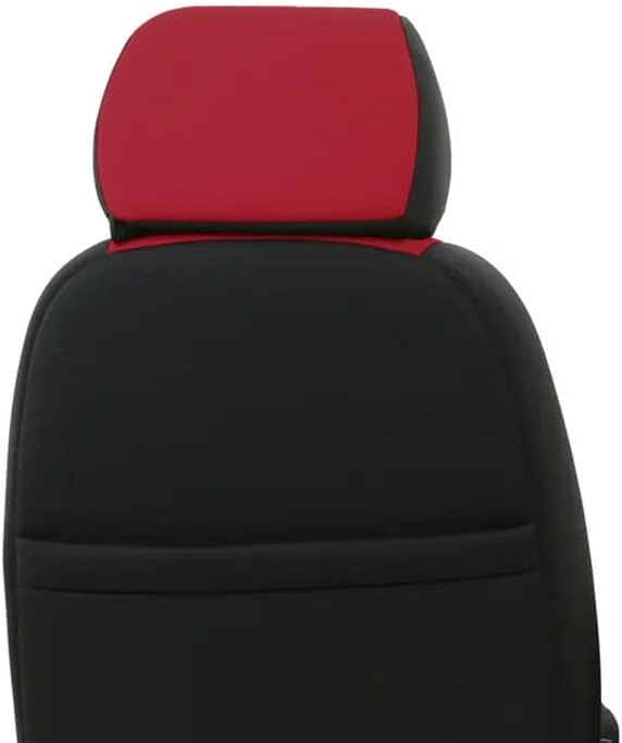 Red Rose & Black Neoprene Front Seat Covers C268170