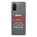 Clear Shockproof Hybrid Case with TPU Bumper Acrylic Back Tempered Glass Screen Protector D209226