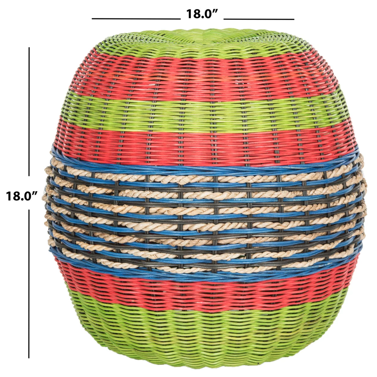 Wicker End Table Y473625