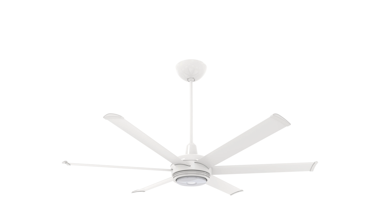 White 60 Ceiling Fan with Downlight LED E395