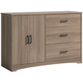 Oak 3 Drawer Engineered Wood Dresser O2495