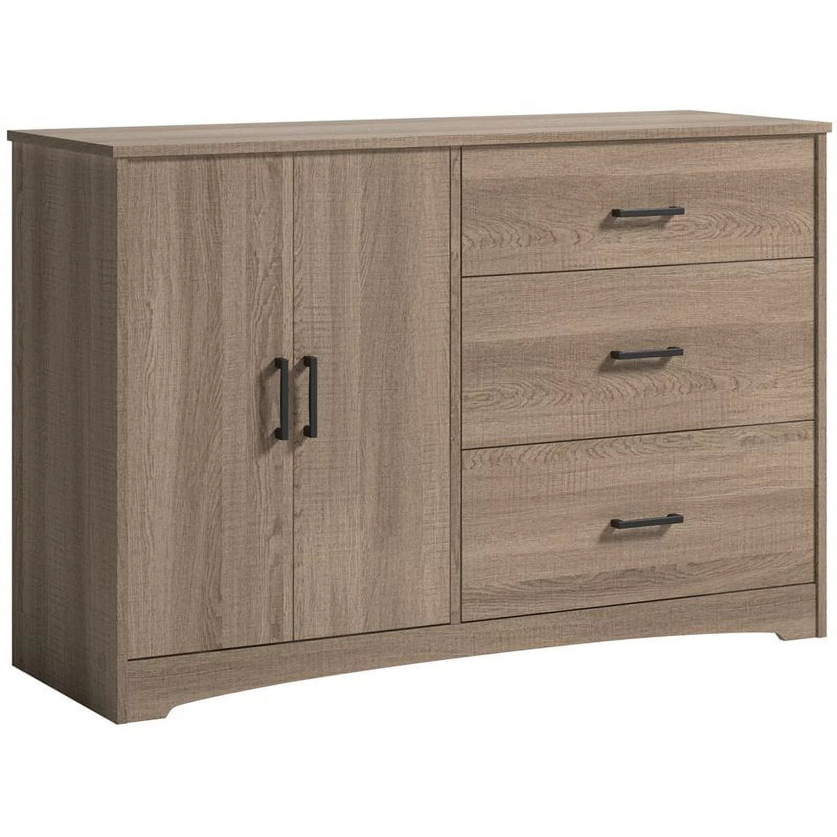 Oak 3 Drawer Engineered Wood Dresser O2495